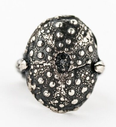 Sea Urchin Ring- Sterling Silver