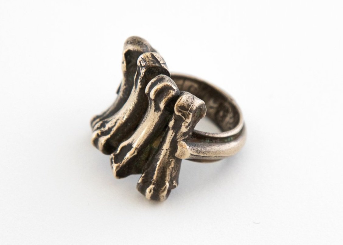 BONE RING- BRONZE