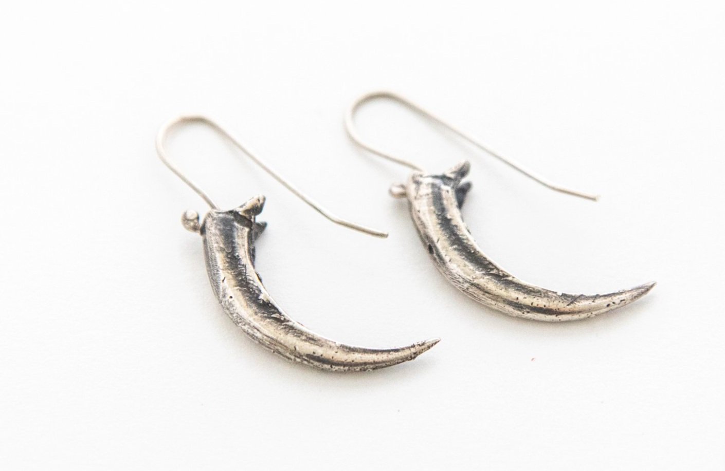 Raven Talon Earrings- Sterling 