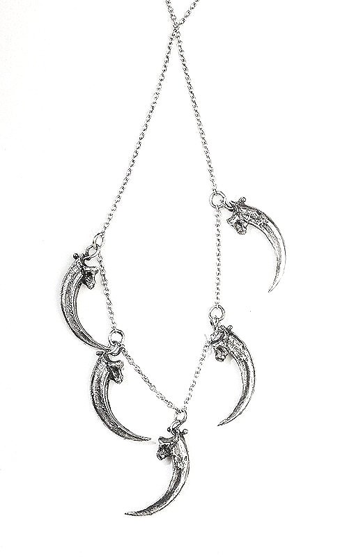 Raven Talon Necklace- Sterling Silver