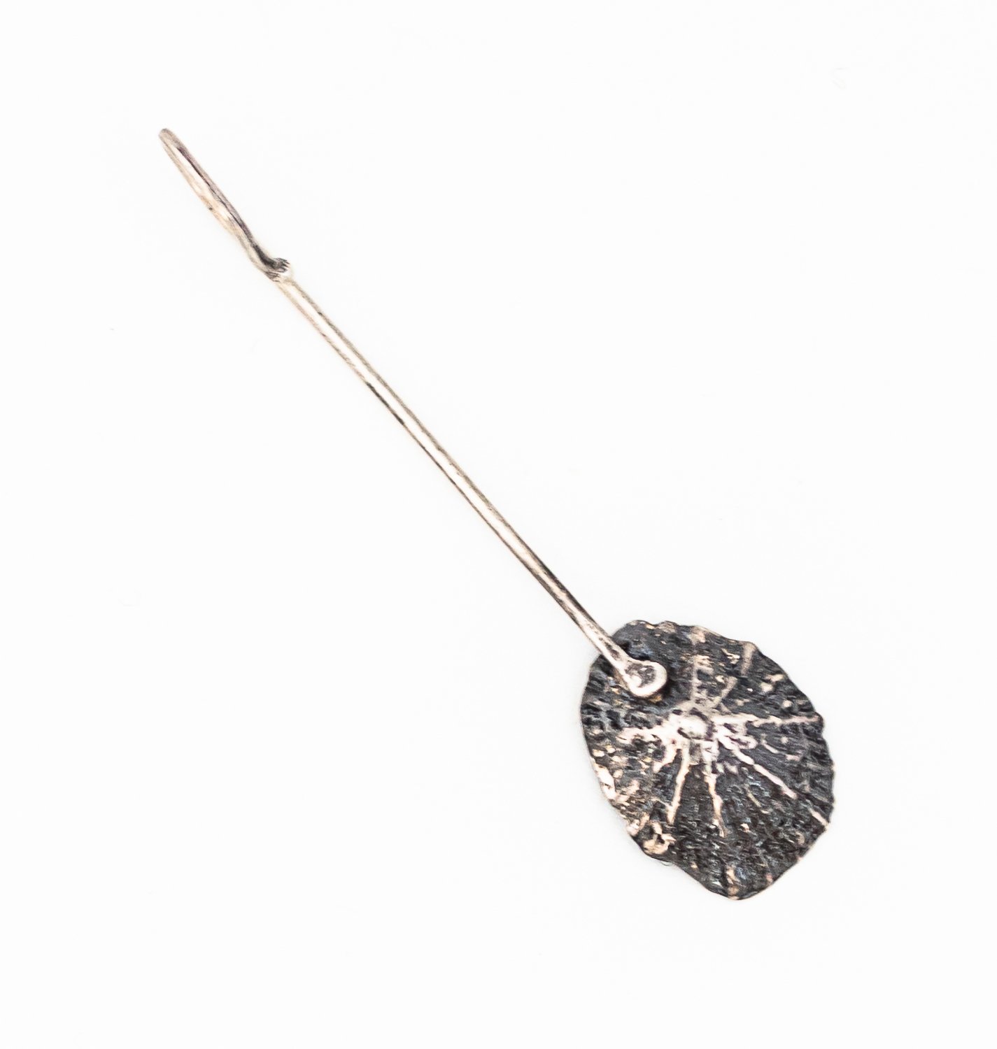 Limpet Shell Sterling Salt Spoon