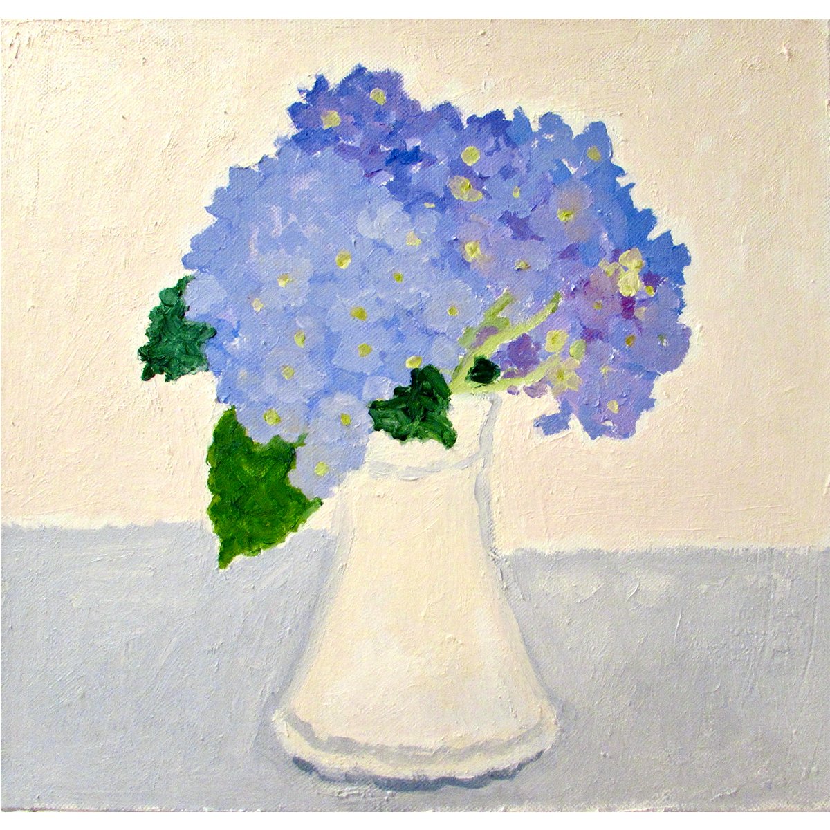 Hydrangea 19x18” - oil on linen