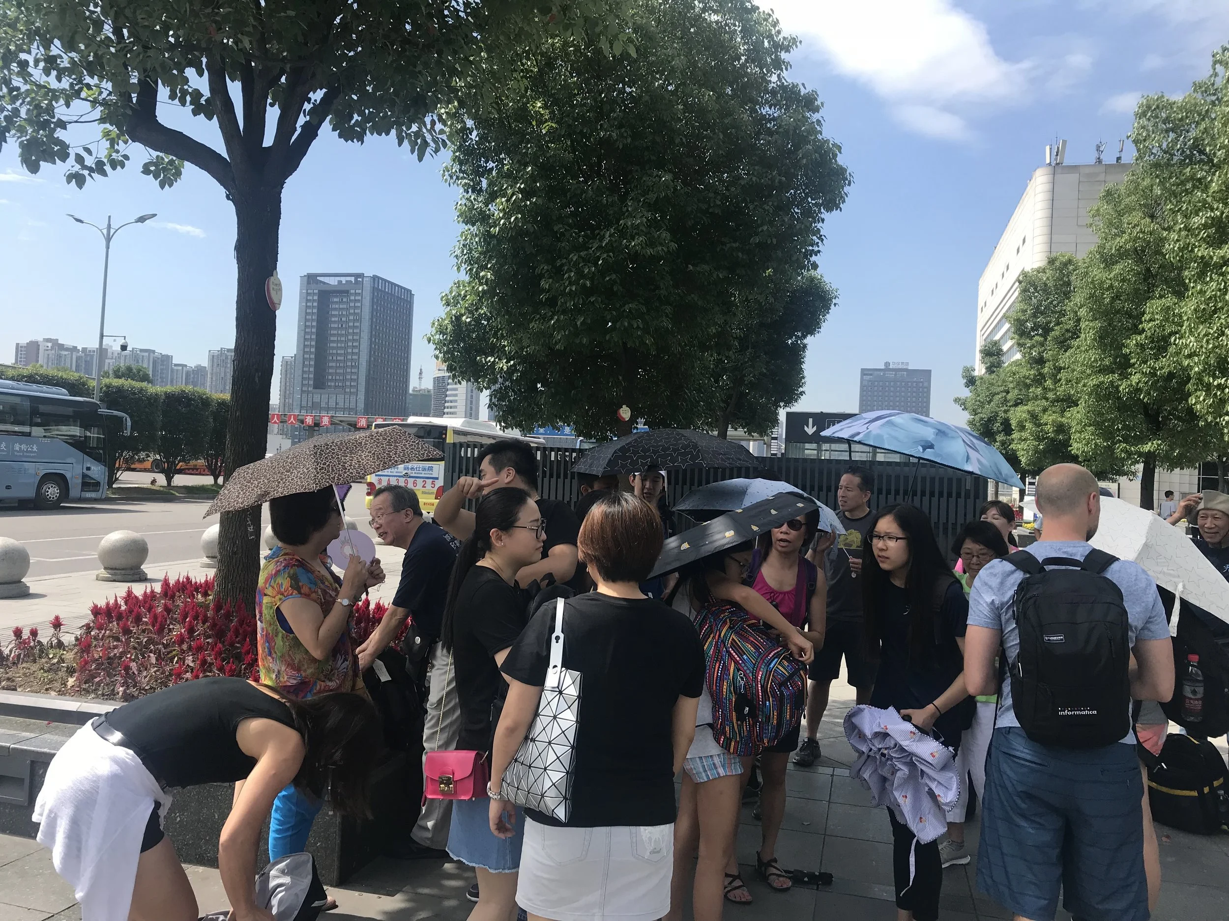 We have arrived in China's furnace, Chongqing. No joke!