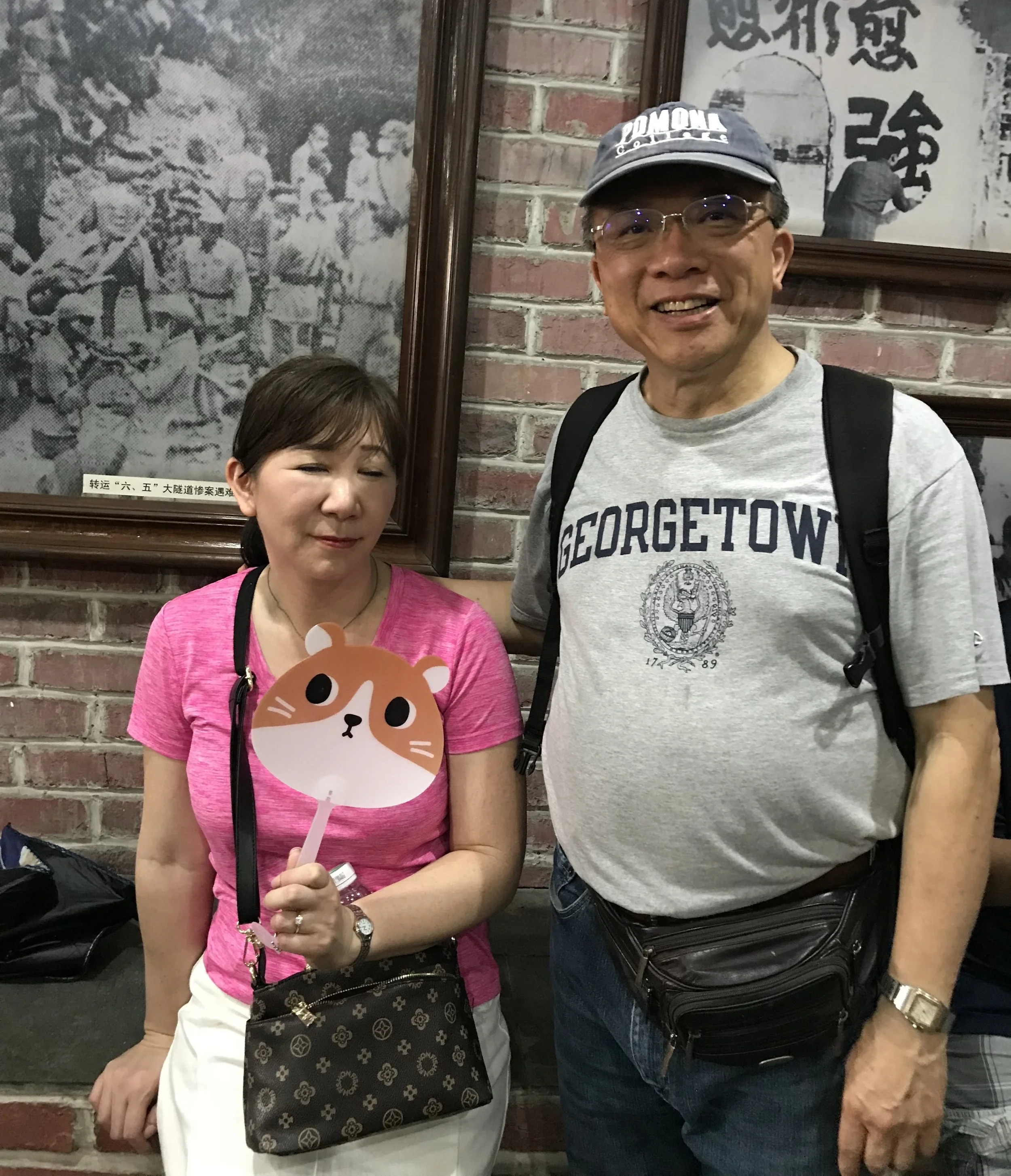 Mary + Paul in the Chongqing bomb shelter