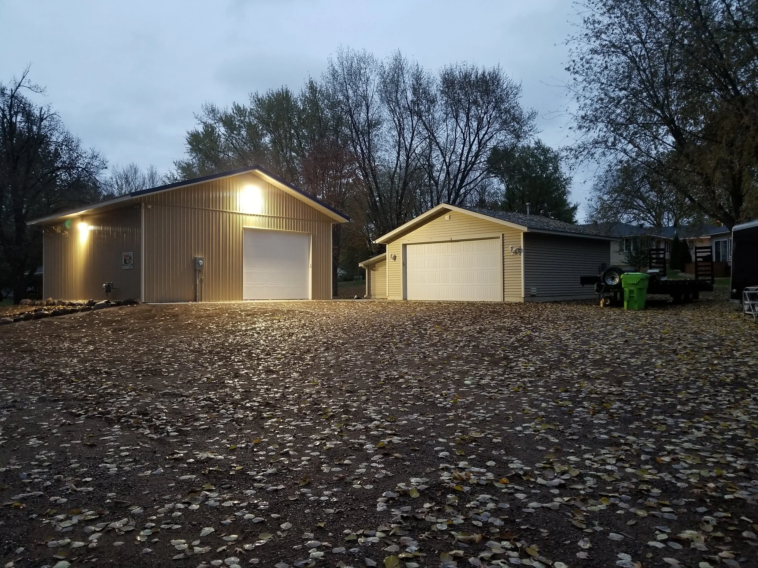 DECEMBER 2018 FINAL LOT  WORK DONE, READY FOR WINTER WHERE WE GOT OVER 4' OF SNOW.