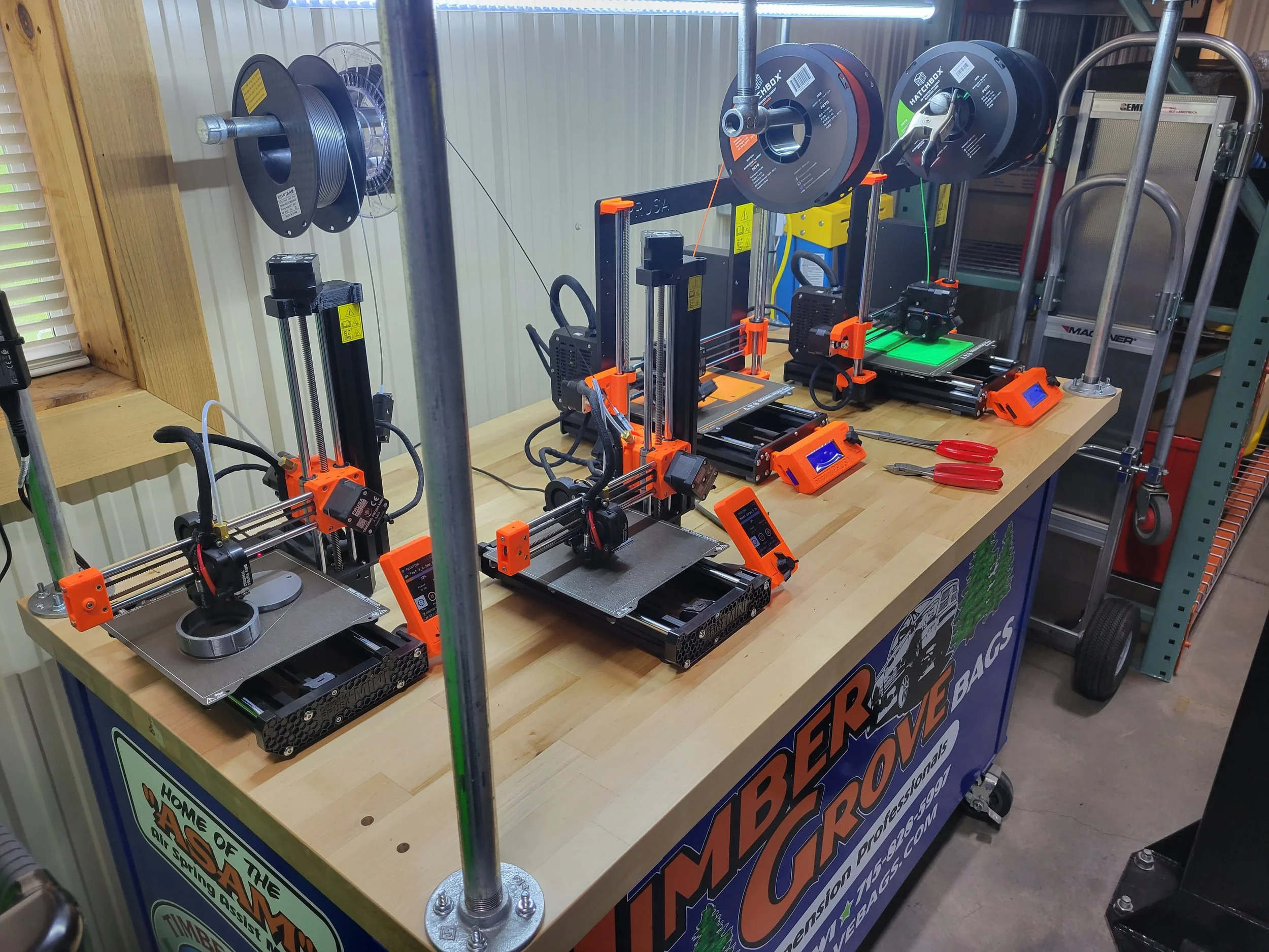 MAY 2023 STARTED TO 3D PRINT SMALL PRODUCTION AIR SYSTEM PARTS.