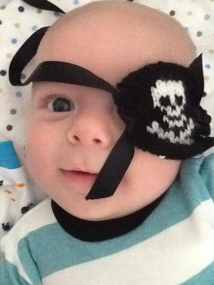 {Baby Luke as Blackbeard Baby "Shiver me timbers!"}