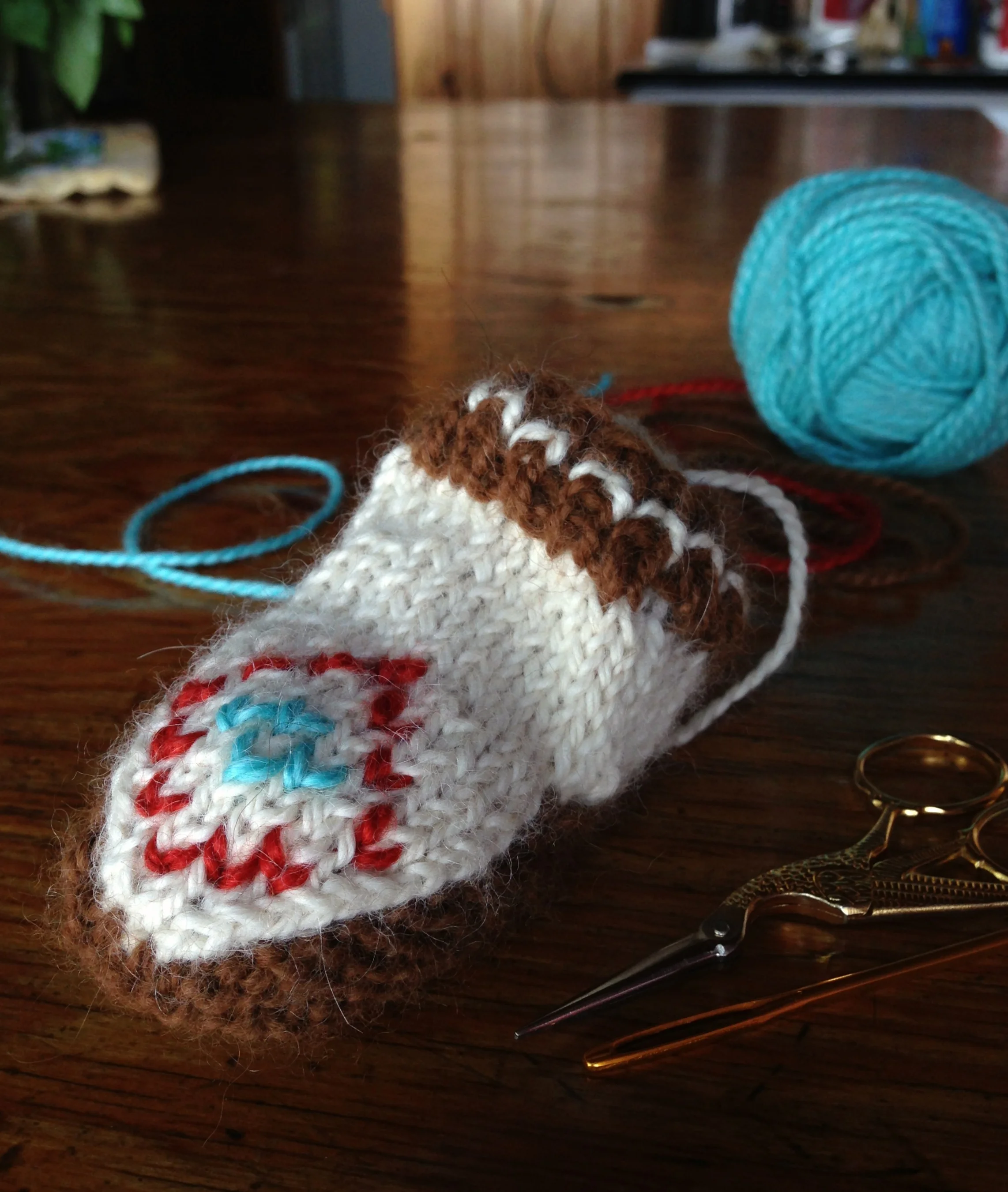 {finishing touches using the "duplicate" embroidery stitch}