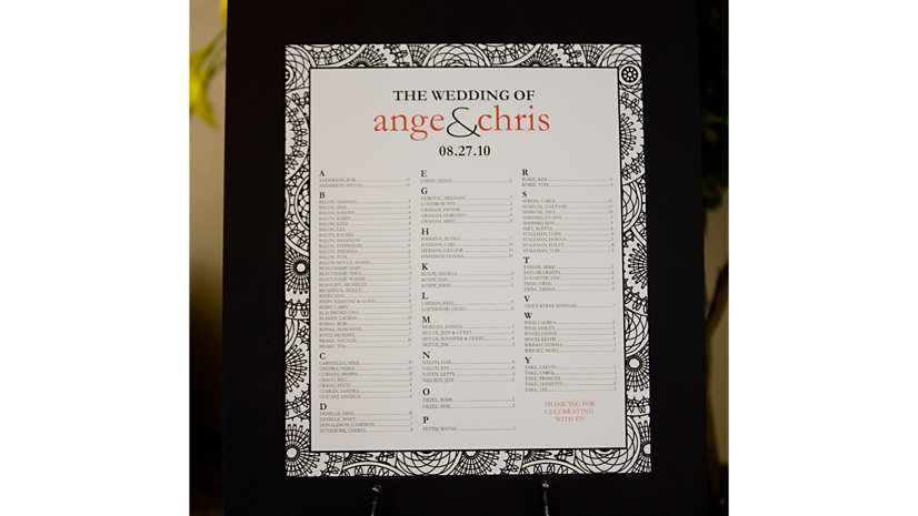 Seating Chart
