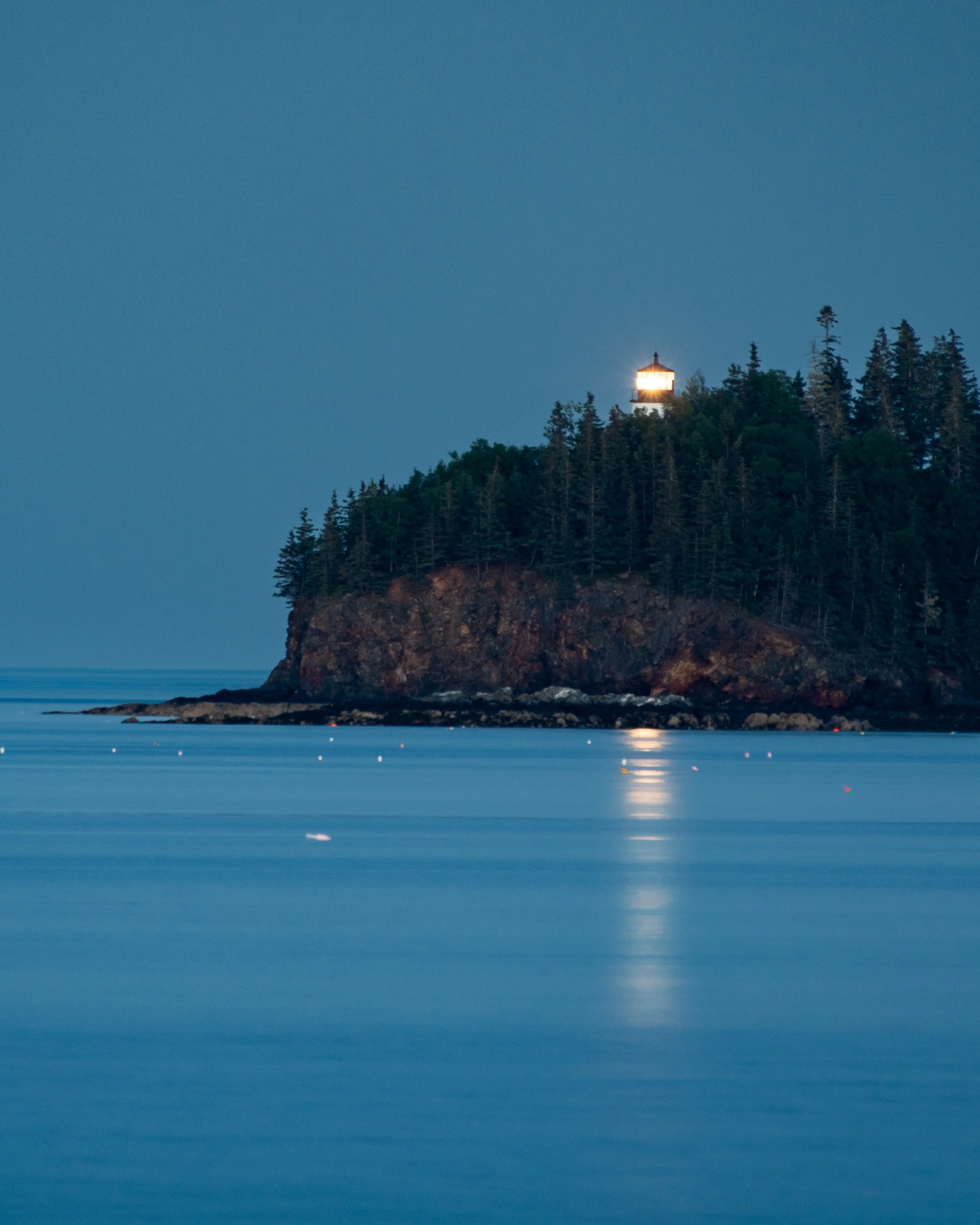 Owls Head Light Reflection