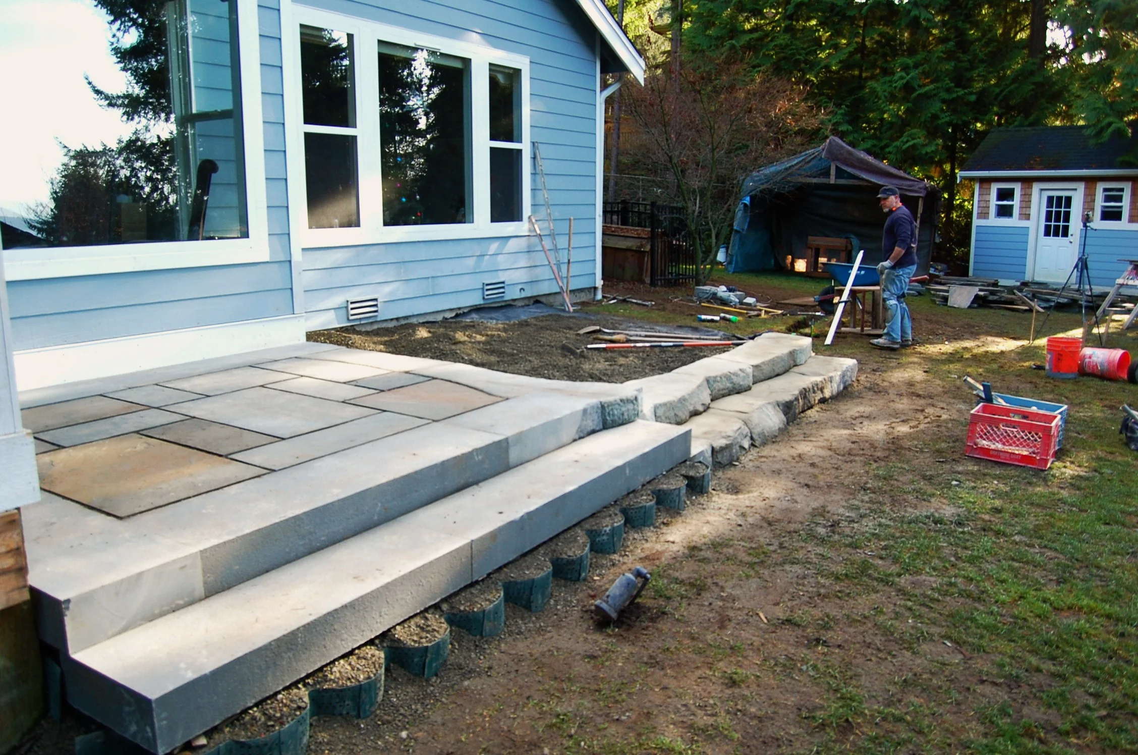 PATIO & RISERS DRY