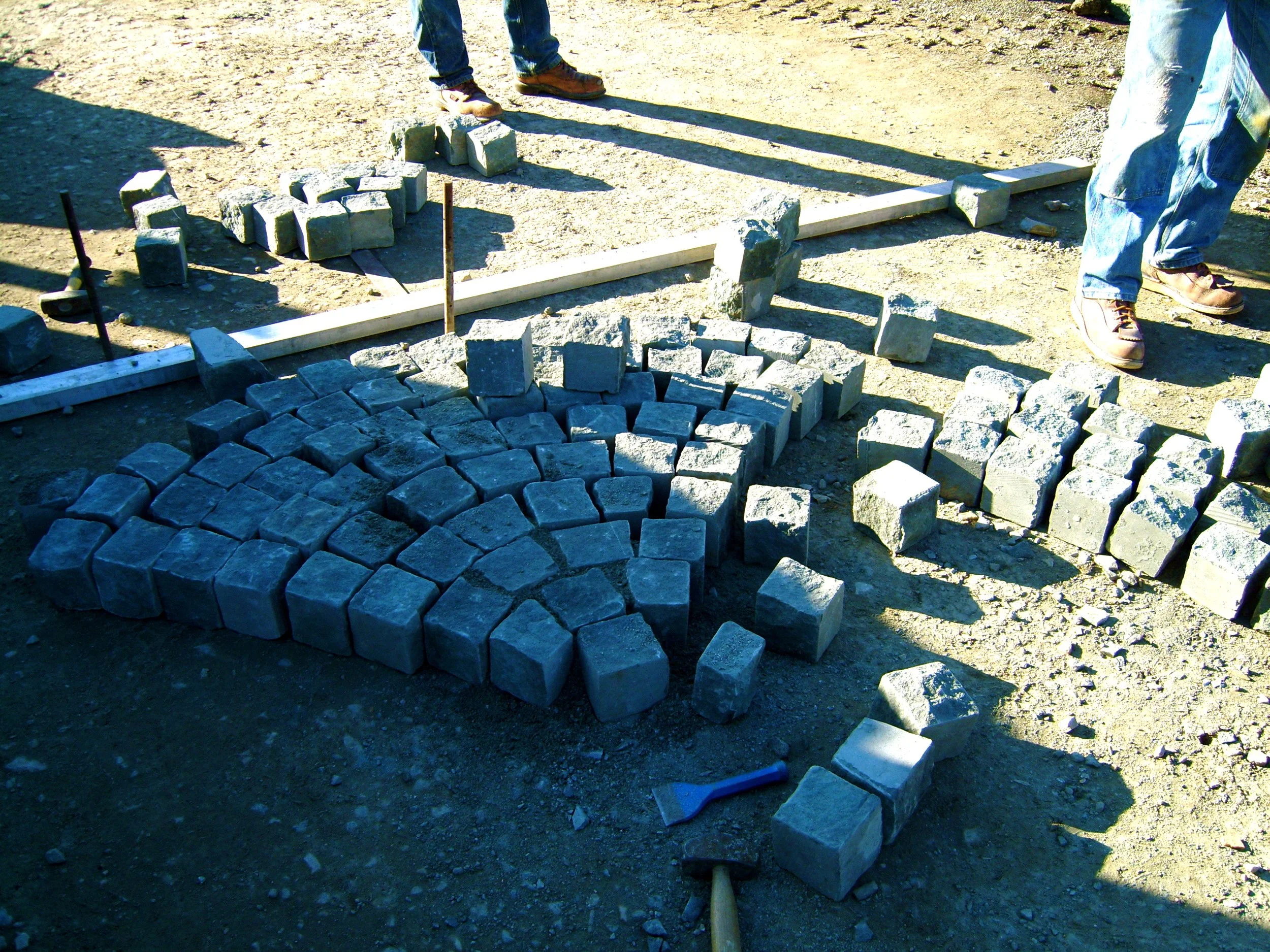 Cutting Square Sett Stones