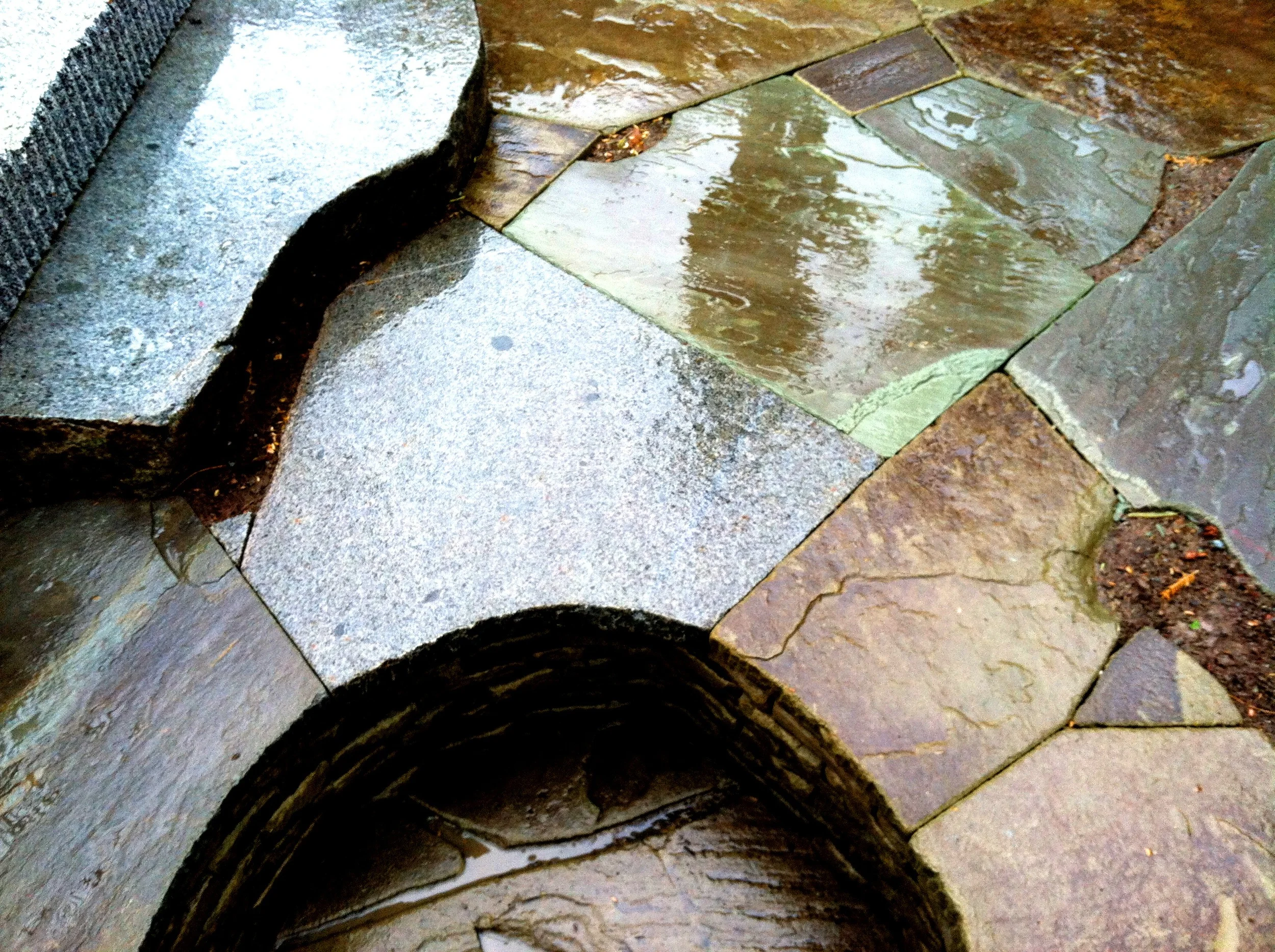 Granite Riser, Granite Patio Stone & Variegated Bluestone