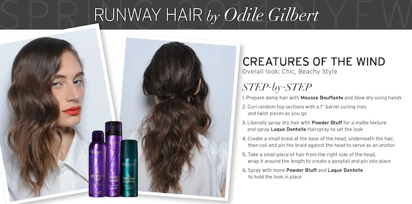Runway Hair by Odile Gilbert