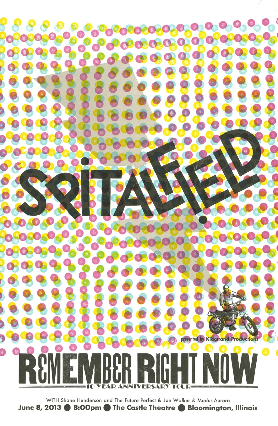 Spitalfield, 5-color letterpress show poster, 2013