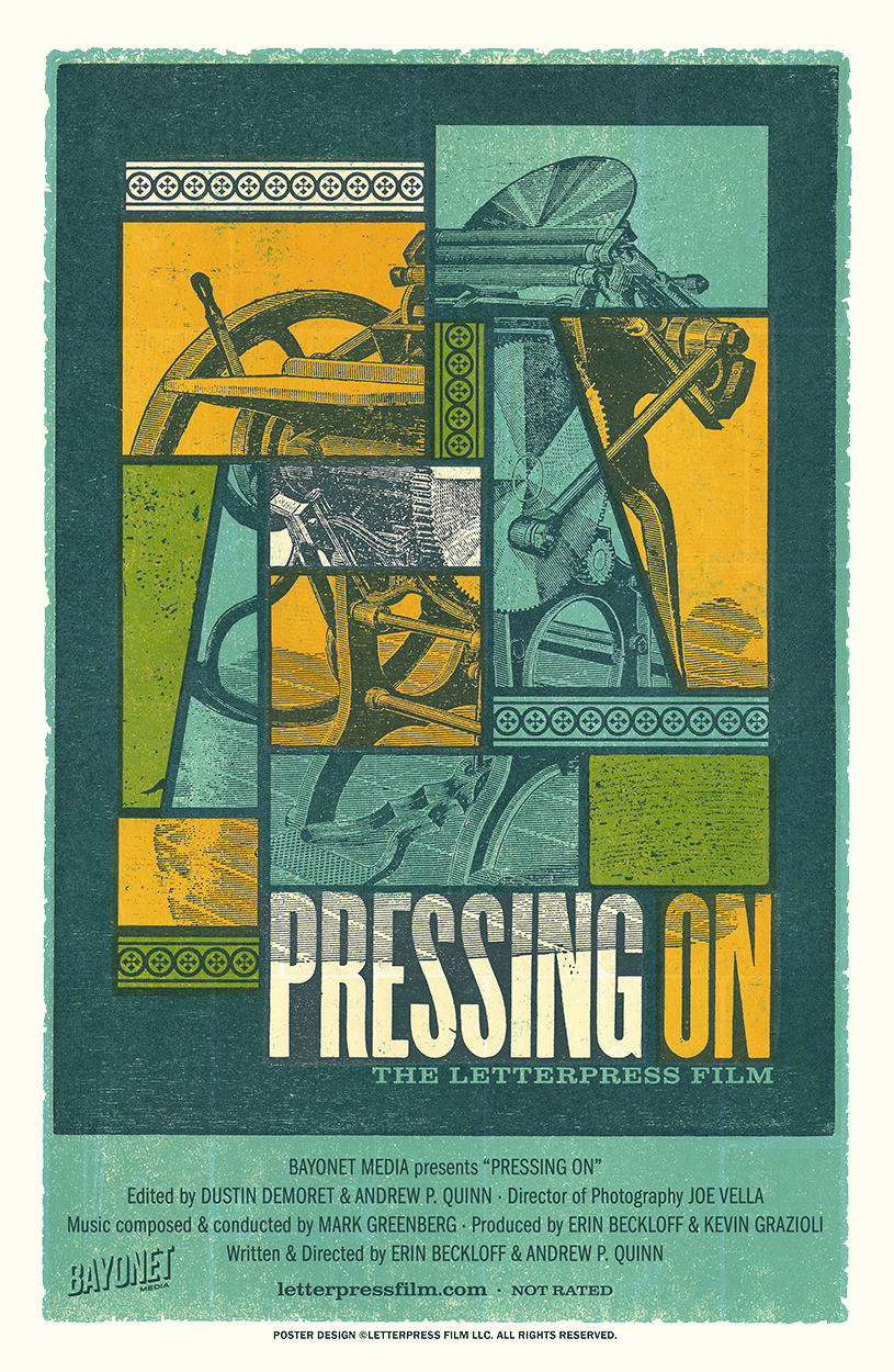 Pressing On: The Letterpress Film movie poster