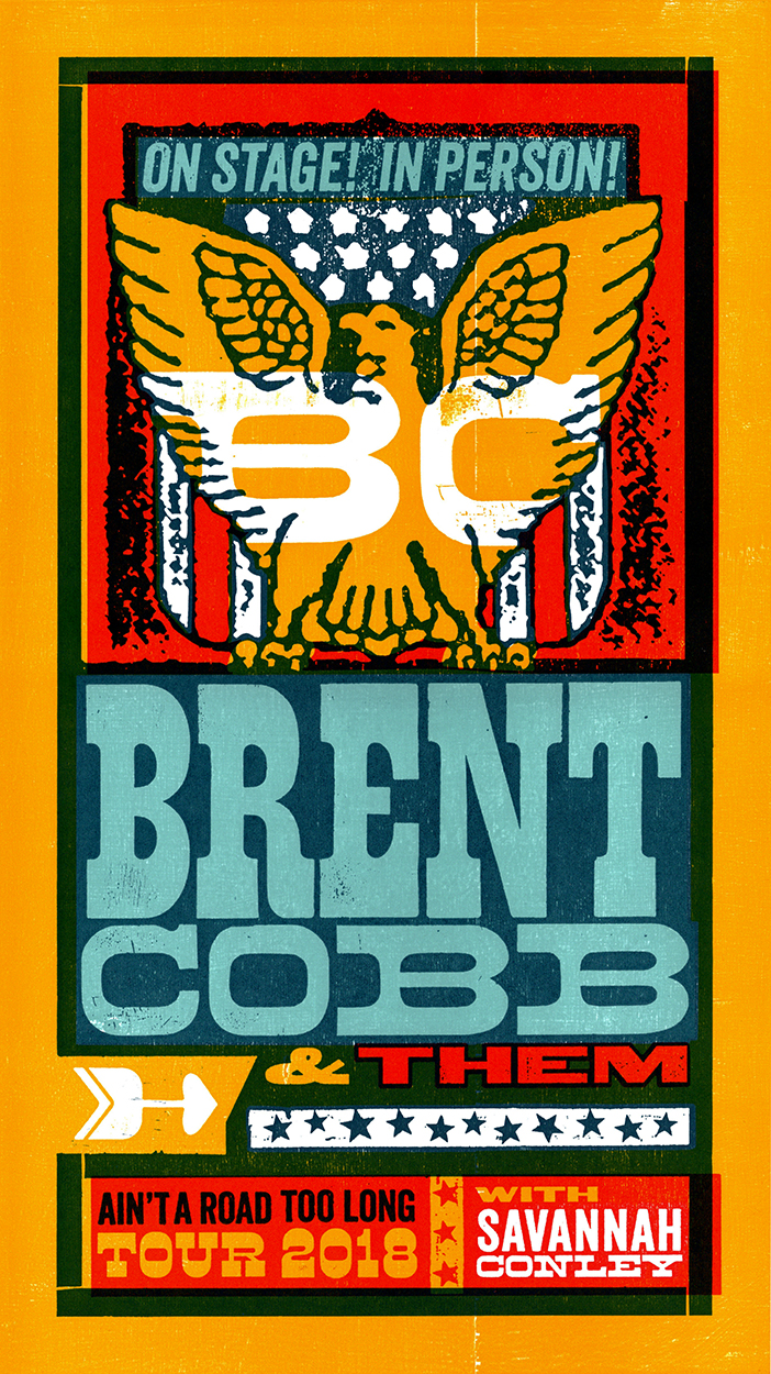 Brent Cobb Tour Poster
