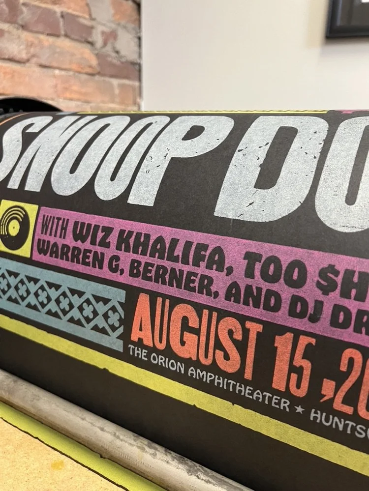 Snoop Dogg (Huntsville, AL) Show Poster — Brad Vetter Design