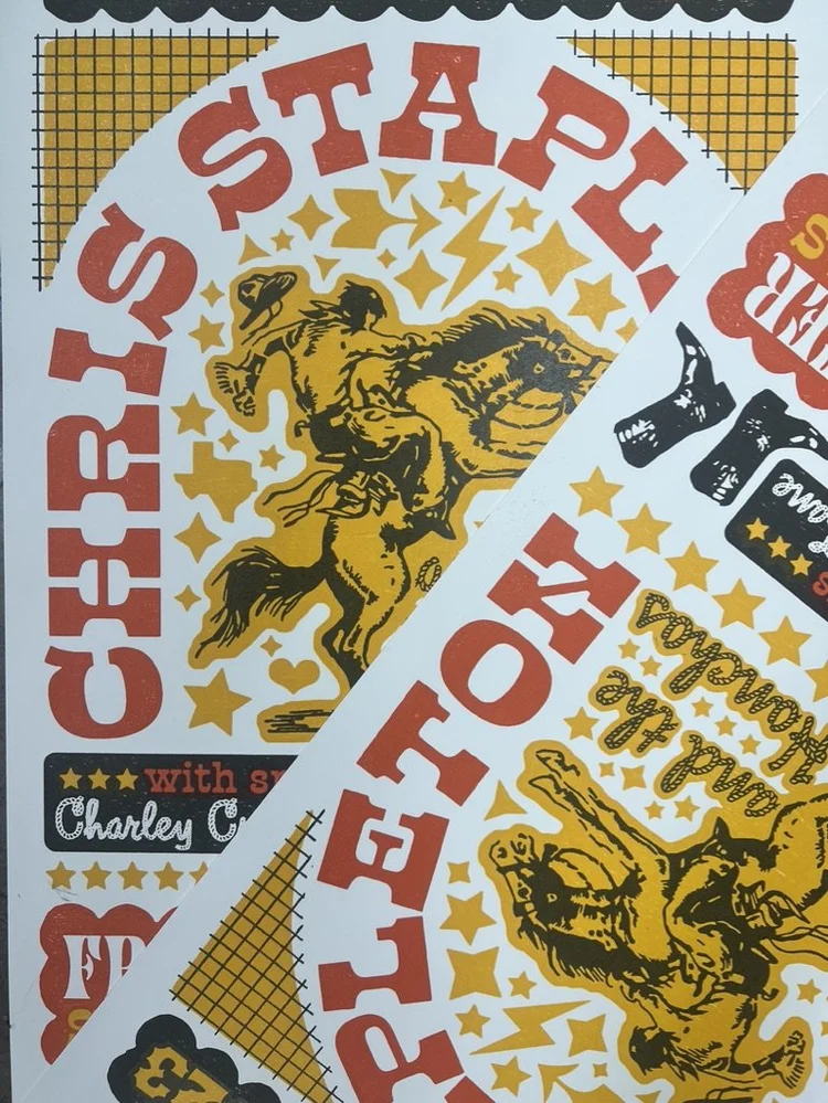 Chris Stapleton (San Antonio) Show Poster — Brad Vetter Design