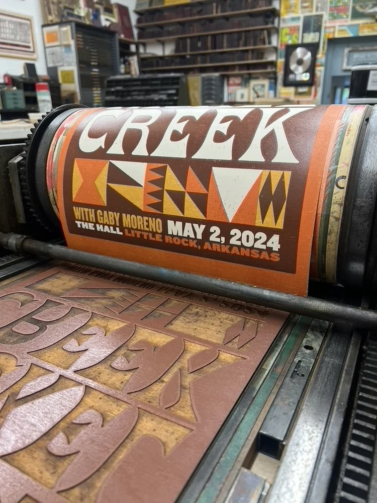 Nickel Creek Show Poster — Brad Vetter Design