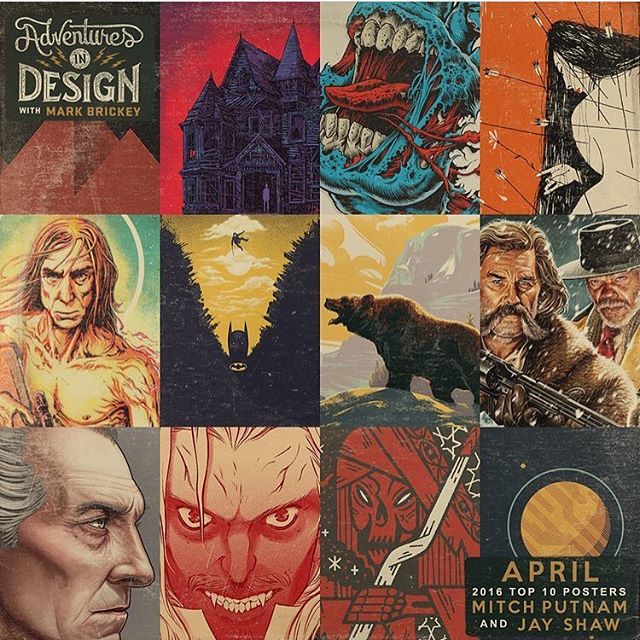 Honored to be in the top 3 posters for April. Amongst some incredible artists - truly surprising and overwhelmed with gratitude @postersandtoys @aidpodcast #omgposters #posterart #varadoshow