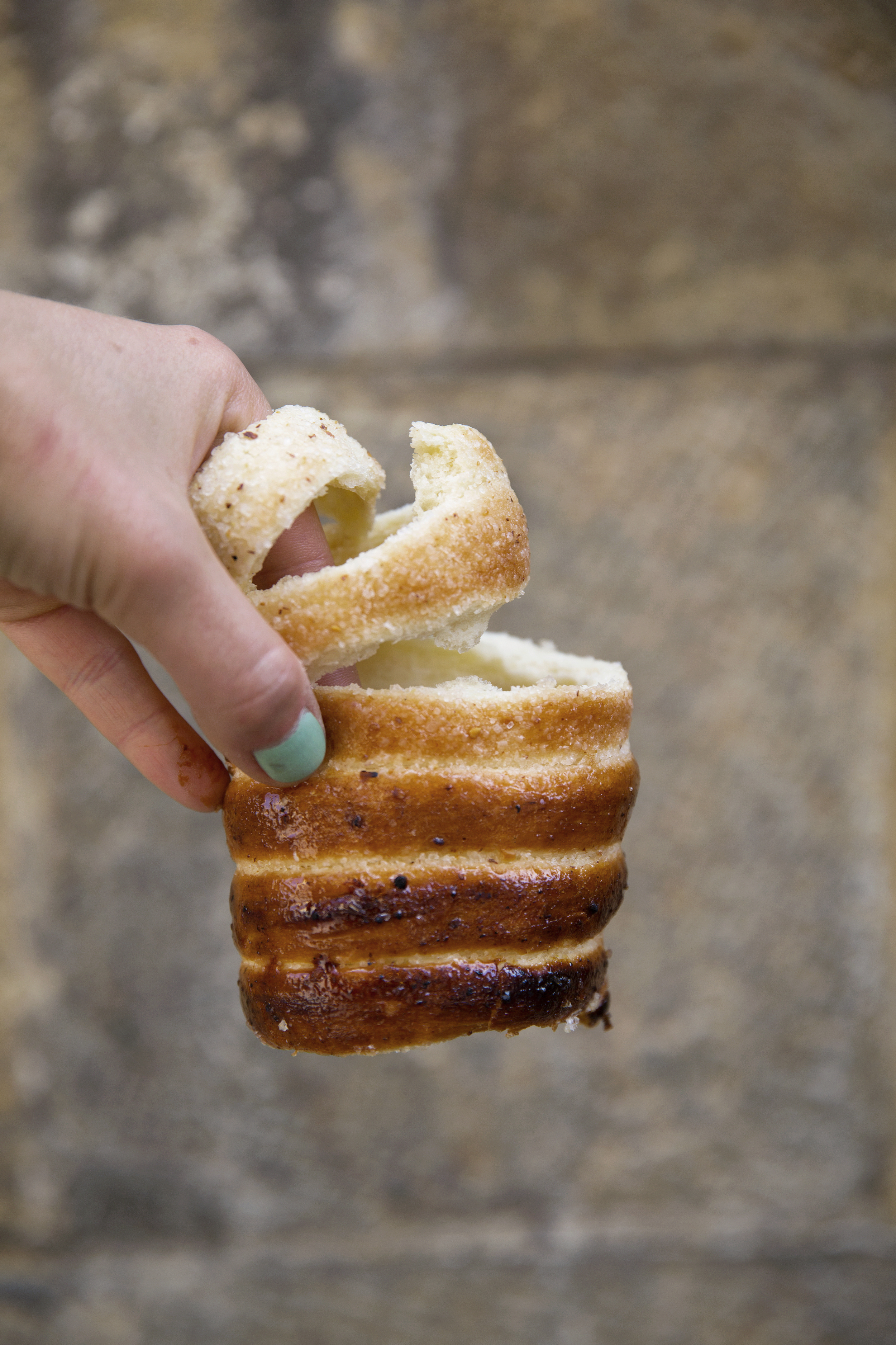 Traditional Czech pastry, trdelnik