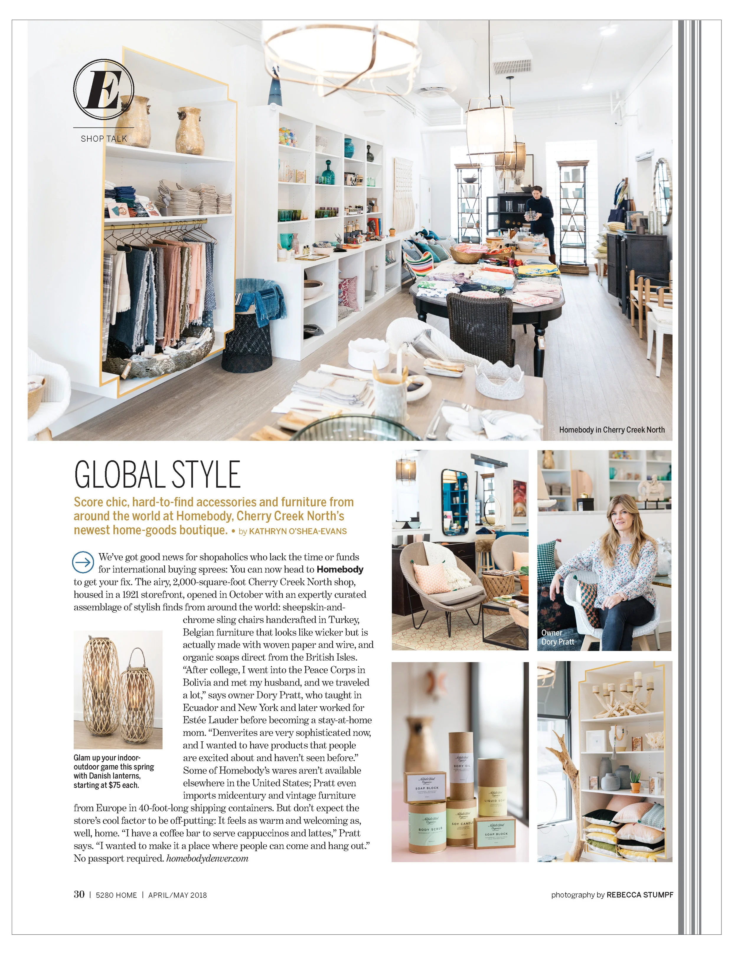 Homebody shop in Denver, Colorado, shot for 5280 Home April/May 2018 by Rebecca Stumpf Denver Boulder Editorial and Commercial Photographer Food Travel Lifestyle Photographer