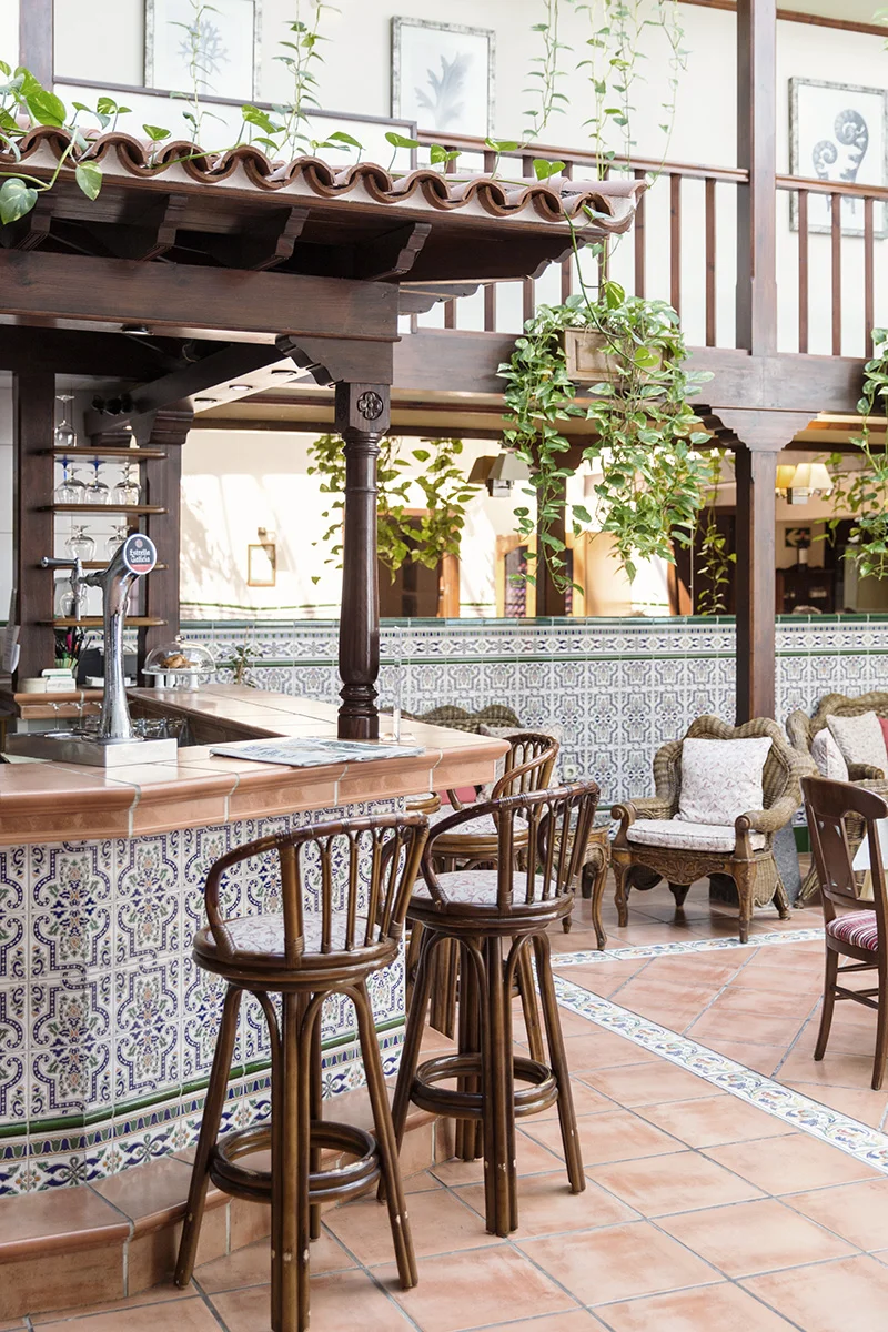 A courtyard restaurant in Gran Canaria in the Canary Islands by RebeccaStumpf.Food.Travel.Lifestyle.Denver.Boulder.Colorado.Photographer
