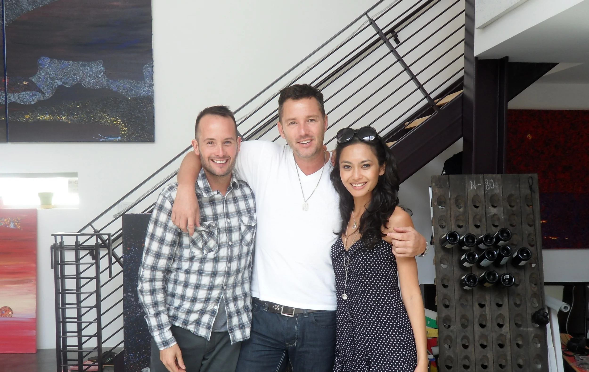 A friendly visit from reknowned photgrapher Mark Lidell