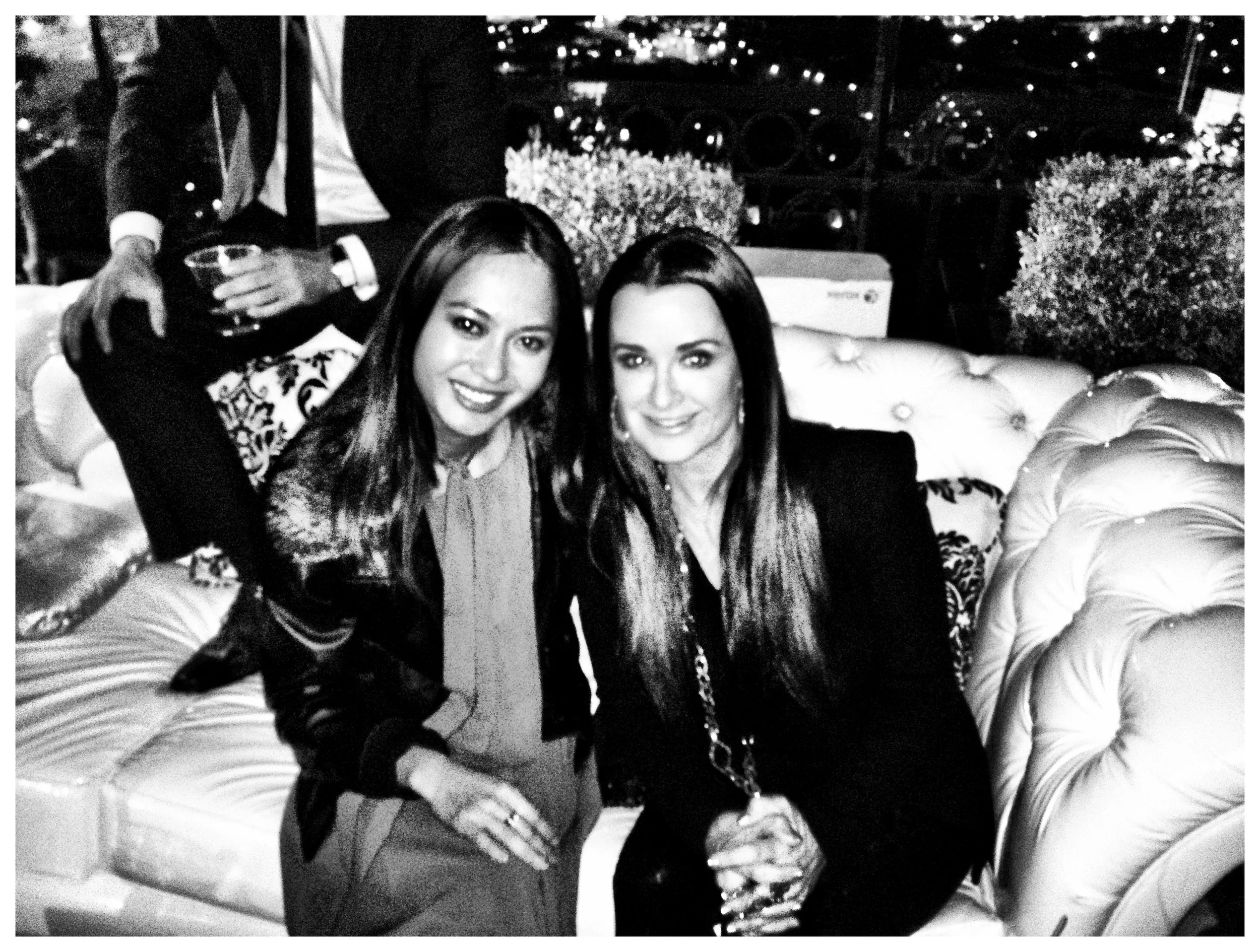 At The London with the loveliest of the "Housewives of Beverly Hills", Kyle Richards