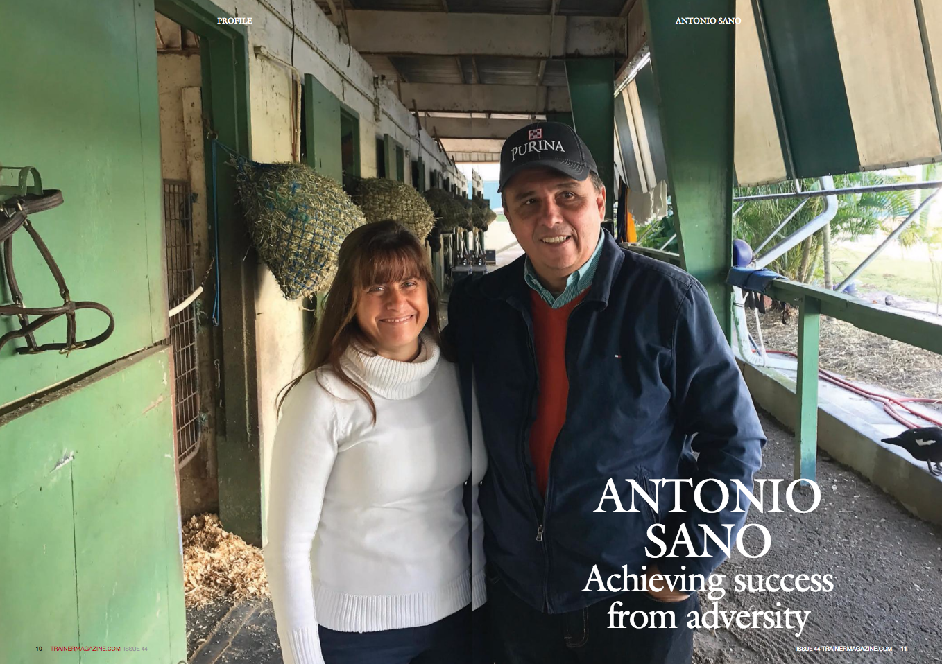 Antonio Sano trainer of Preakness contender - Simplification