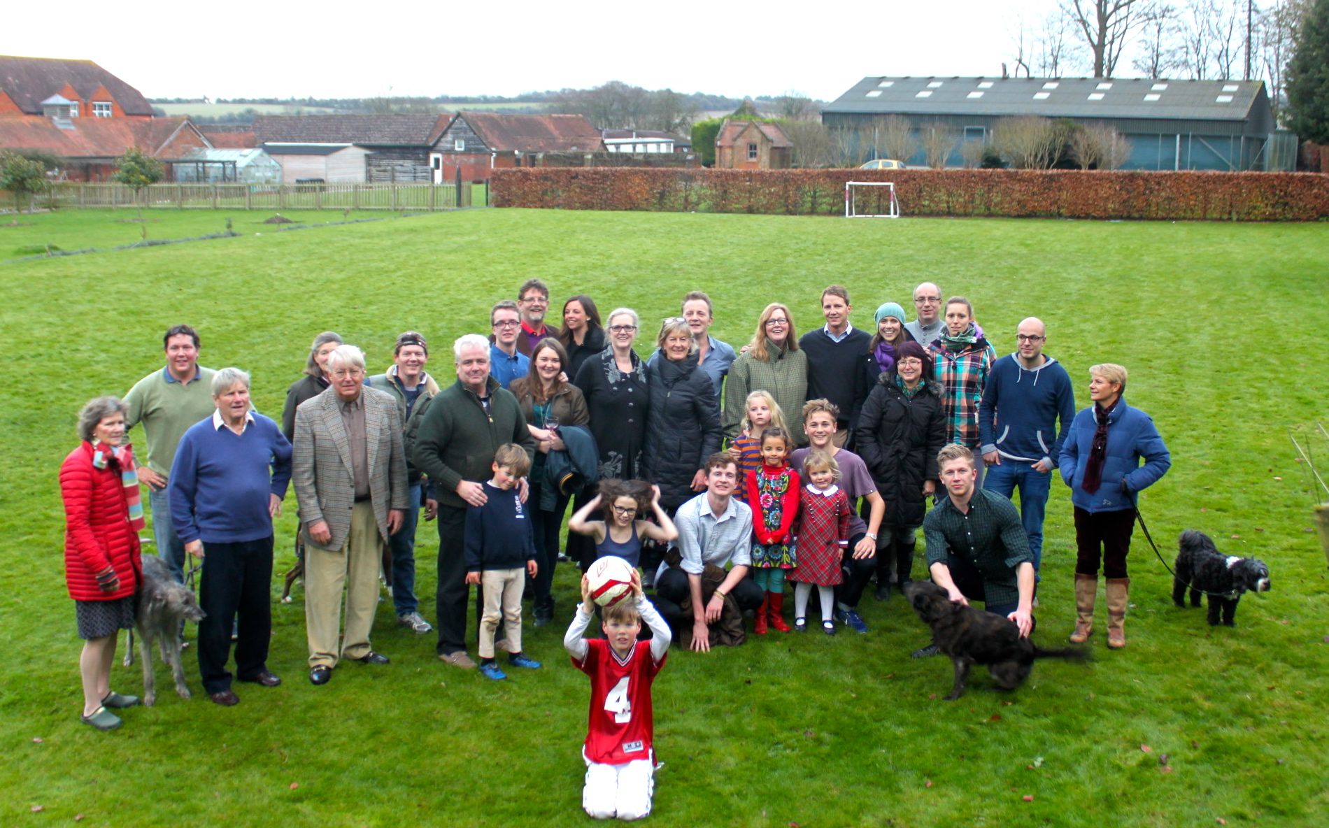 Ian is still an active member of the Park House team, including playing football with his grandchildren, Jonno and Toby