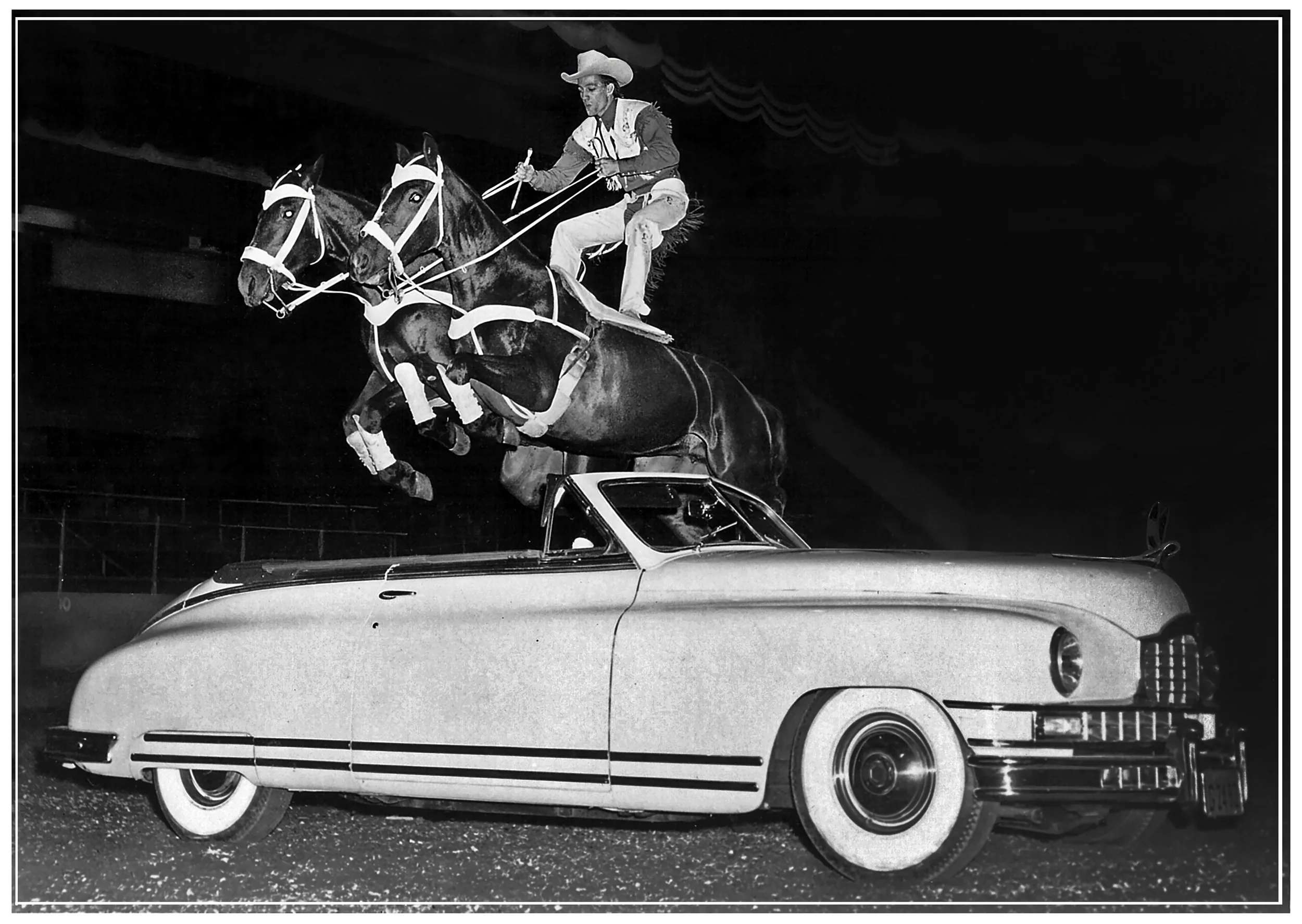 Danny Hendricks inherited his father’s talent for handling horses. His father toured the rodeo circuit performing tricks.