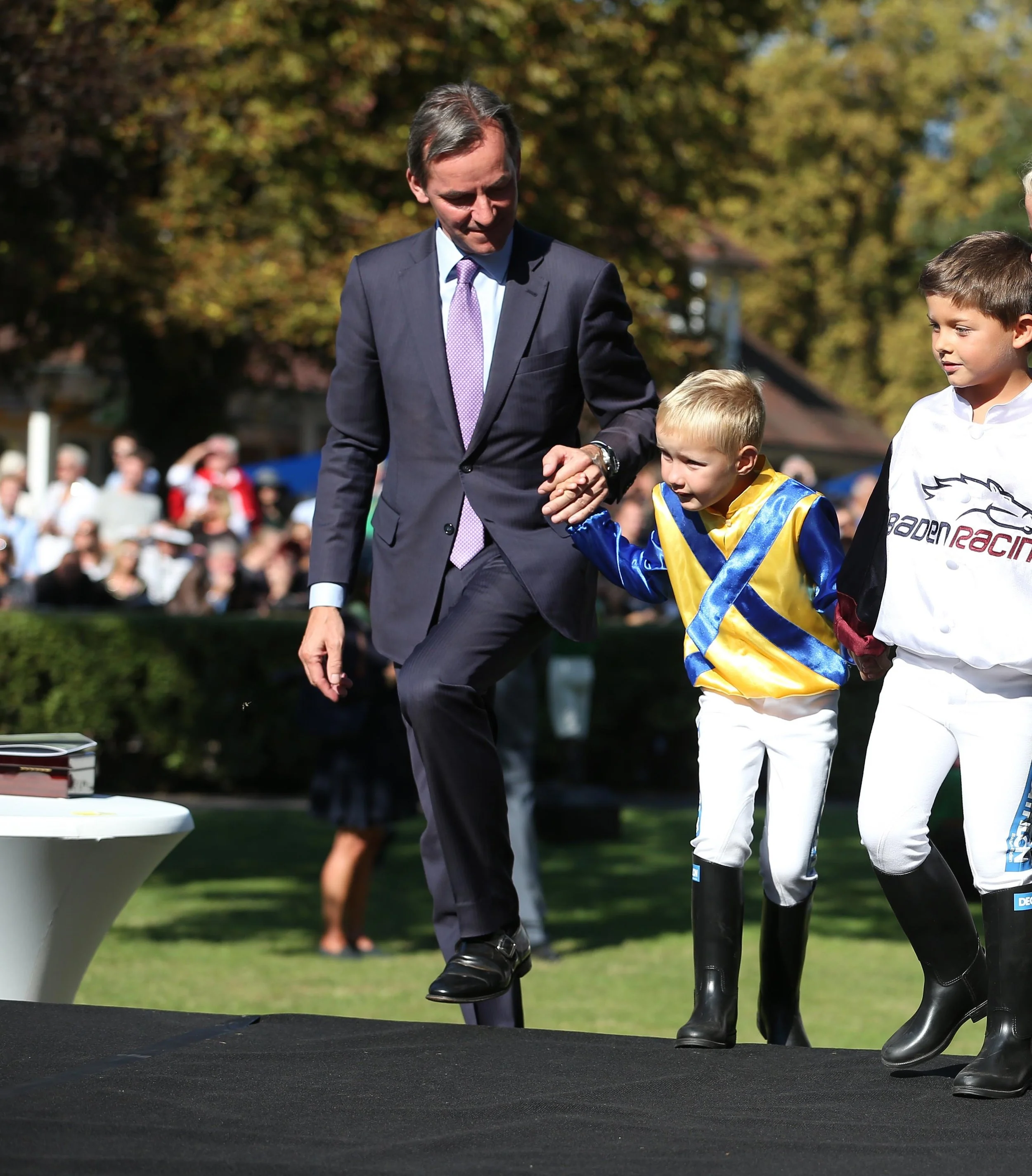 Dr. Andreas Jacobs with our Incoming Children