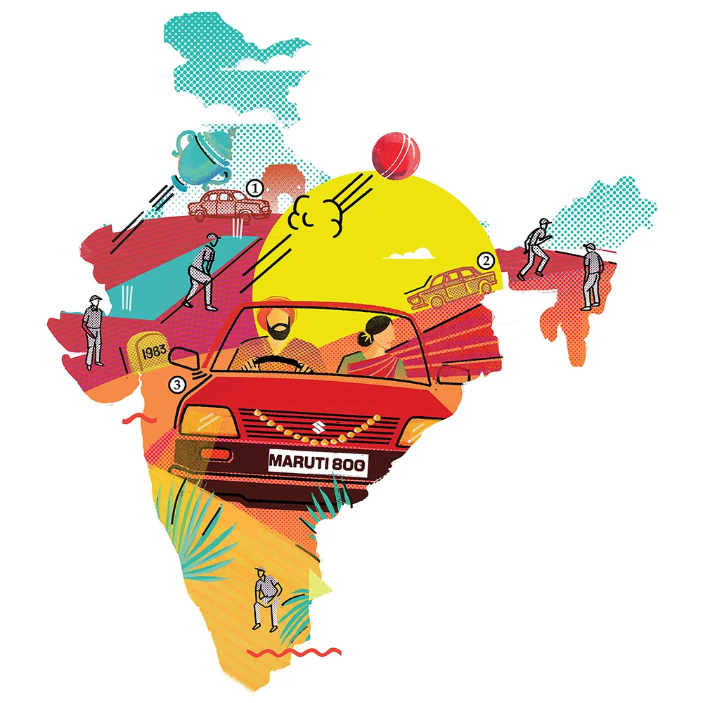"Maruti 800 is launched : Driving the India story." ~ Rutuja Patil
