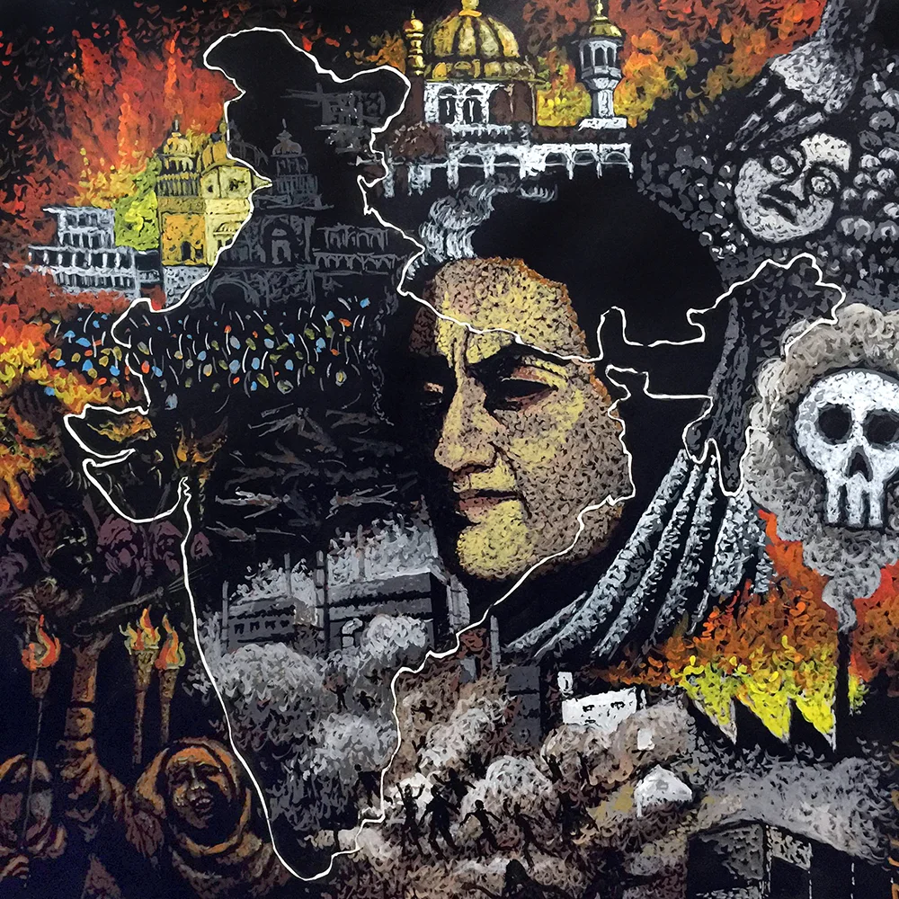 "1984 must be one of the loudest years of independent India. I had just completed college from Punjab University but my final exams were postponed due to Operation Blue Star carried out at the Golden Temple in Amritsar by then prime minister Indira Gandhi, leading up to her assassination 3 months later and Hindu-Sikh riots right after. India was still coping with the two tragedies when a gas leak at a pesticide factory near Bhopal exposed 500,000 people to poisonous gas and killed thousands overnight. It is still considered the world's worst industrial disaster. With the passage of time, the screams only seem to go louder and I want to put that up on the map." ~ Rekha Bahl