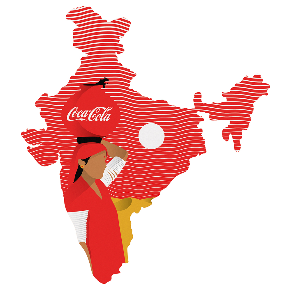 "The year Coca Cola re-entered the Indian market after a 17 years of absence. The Coca-Cola company walked out in 1977 after the elected government demanded them to partner up with an Indian entity. In the early-1990s, when India began to open up its economy to foreign investments, Coke started plotting a strategy to re-enter the fast-growing market and partnered with Parle group." ~ Rohan Jha
