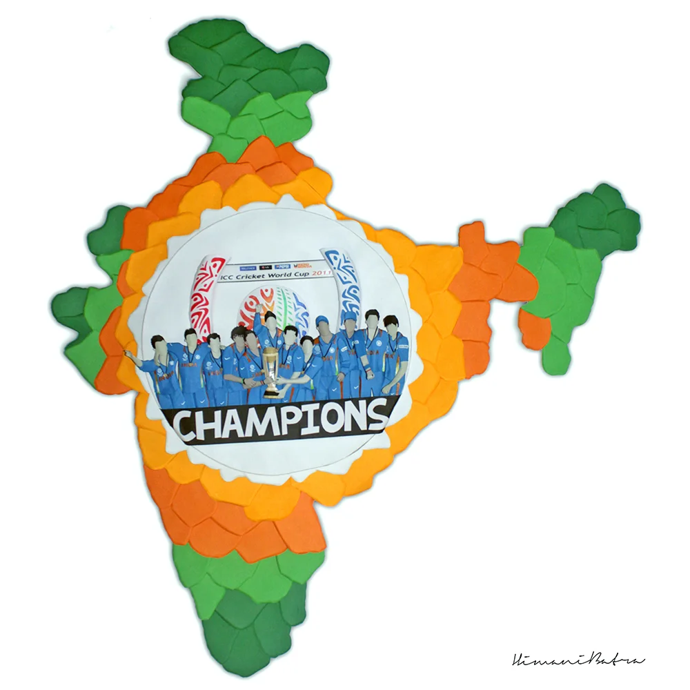 "India wins the 2011 Cricket World Cup. The 2011 ICC Cricket World Cup was the tenth Cricket World Cup. It was played in India, Sri Lanka, and (for the first time) Bangladesh. India won the tournament, defeating Sri Lanka by 6 wickets in the final in Mumbai, thus becoming the first country to win the Cricket World Cup final on home soil. India's Yuvraj Singh was declared the man of the tournament.This was the first time in World Cup history that two Asian teams had appeared in the final. It was also the first time since the 1992 World Cup that the final match did not feature Australia." ~ Himani Batra