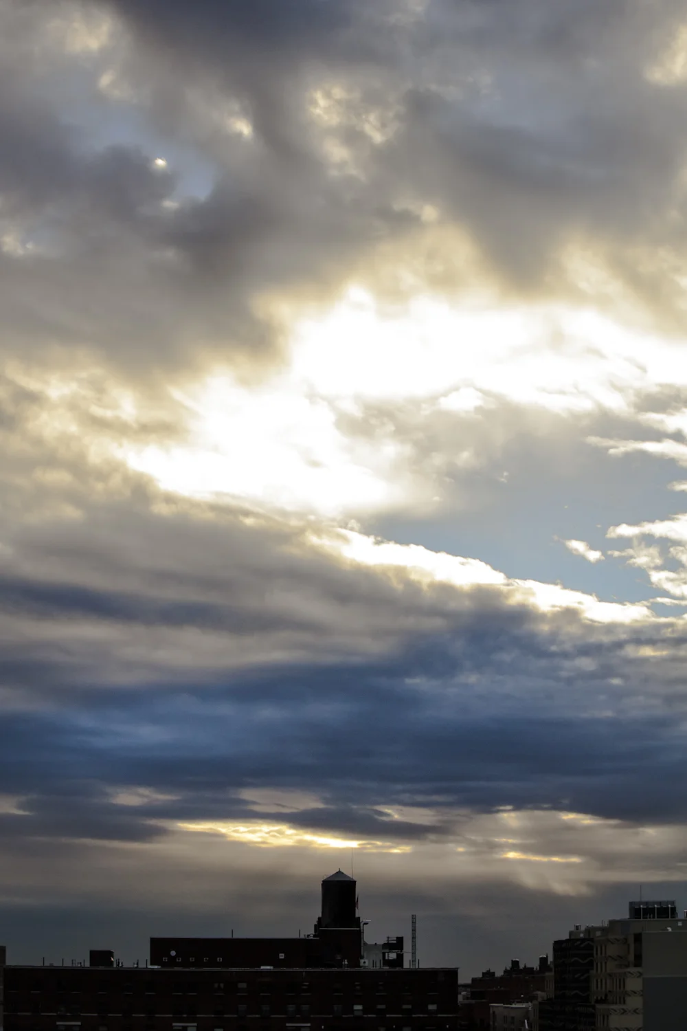  11.18.13 @ 08:51:53 luminescence and sunbeams  I love the layer of deep blue and the light blue portals above 
