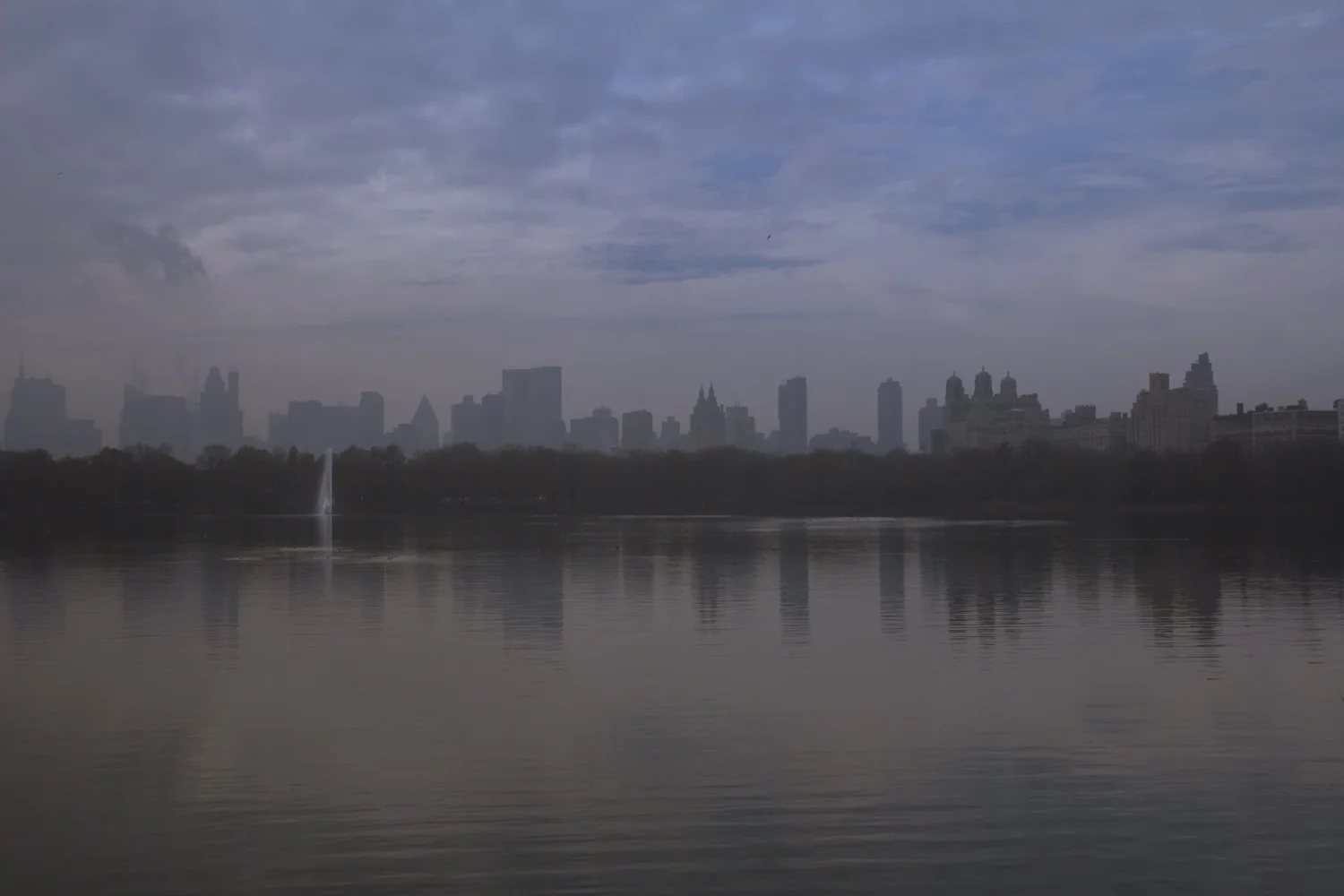 the ny skyline enshrouded by "the primordial mist