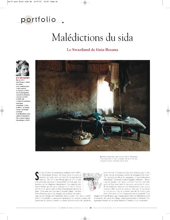 Portfolio on Courrier International