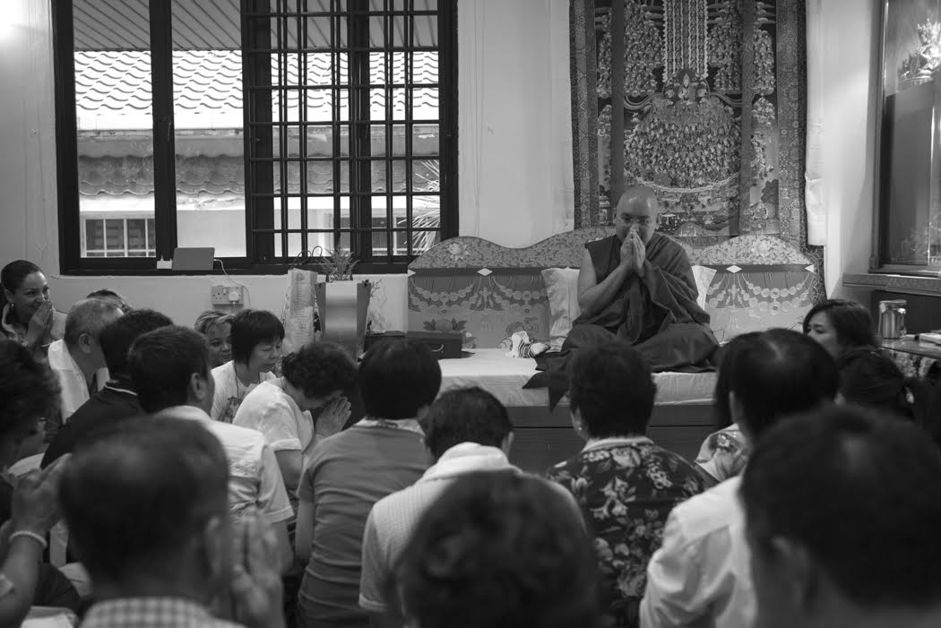 And speaking to the Singaporean students of Buddhism
