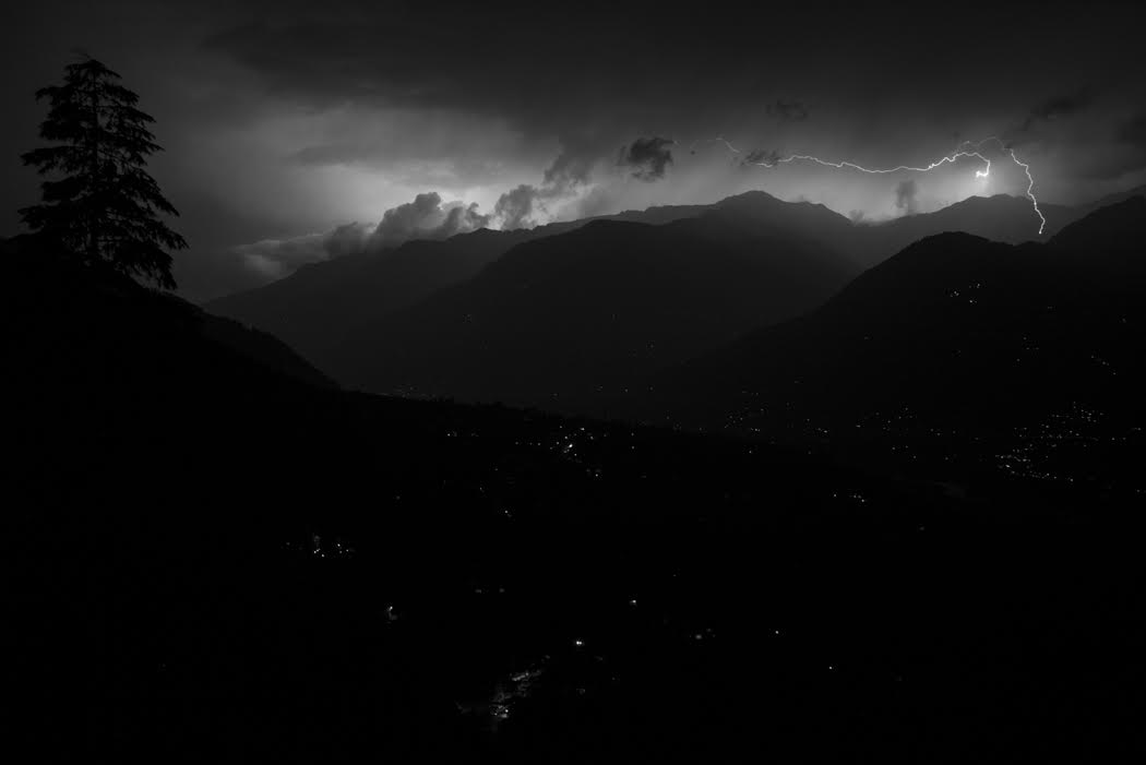 The storm arrived