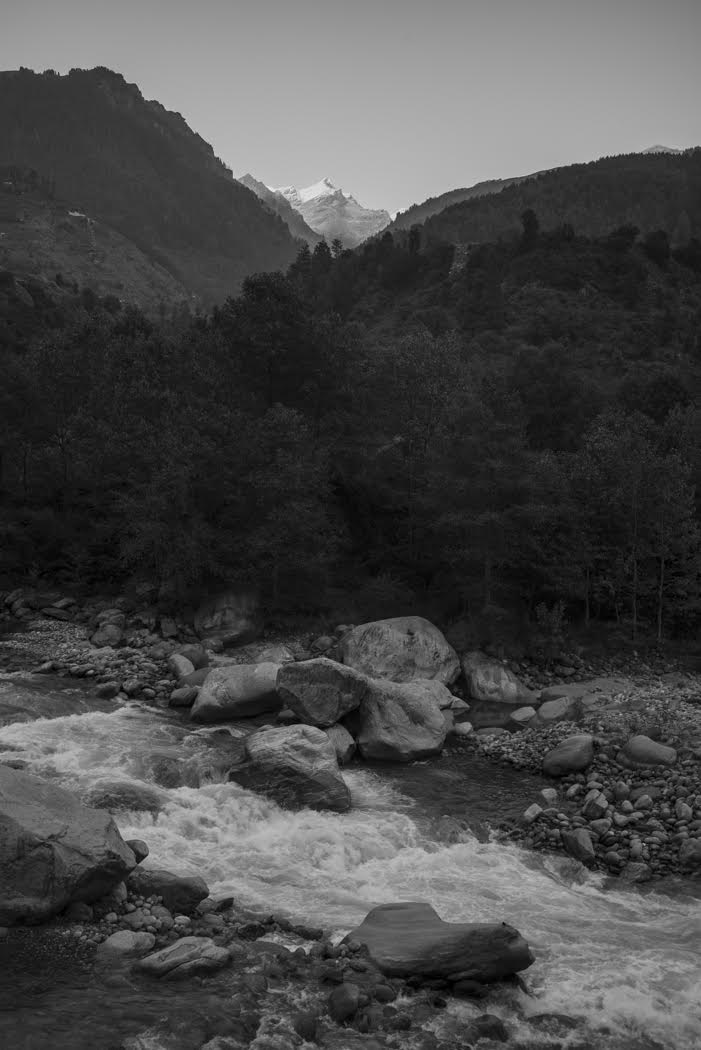 and the mountaintop was white with snow the following morning