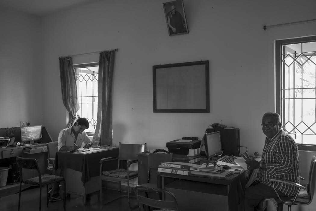 The office... Jampa and George