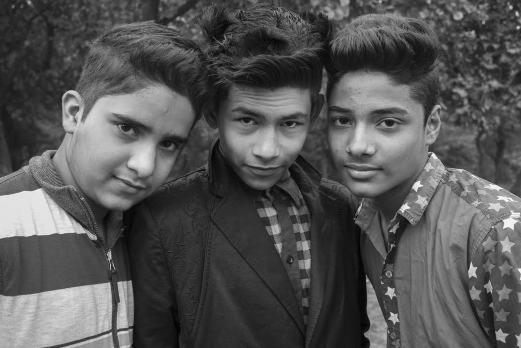 stylish youth pose