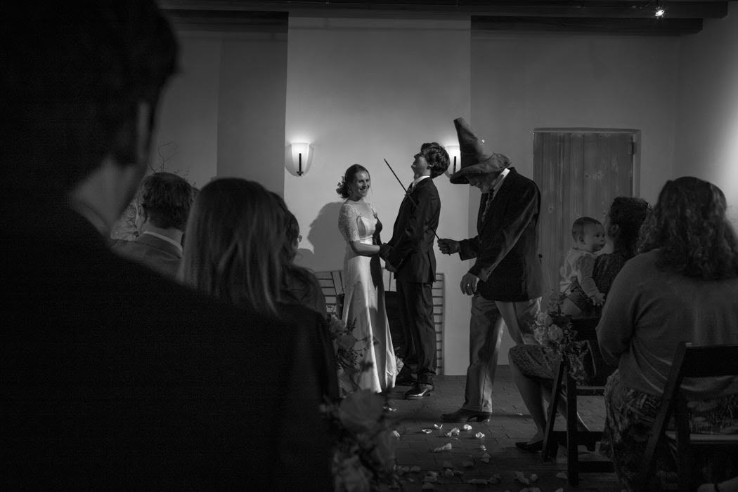 to attend my god daughter Carolina’s wedding to Christian, blessed by a Zen wizard