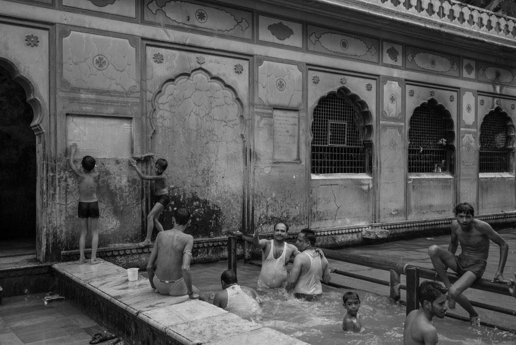 A ritual bath is essential