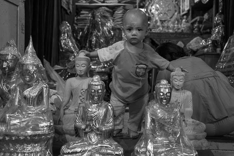 as well as little Buddhas