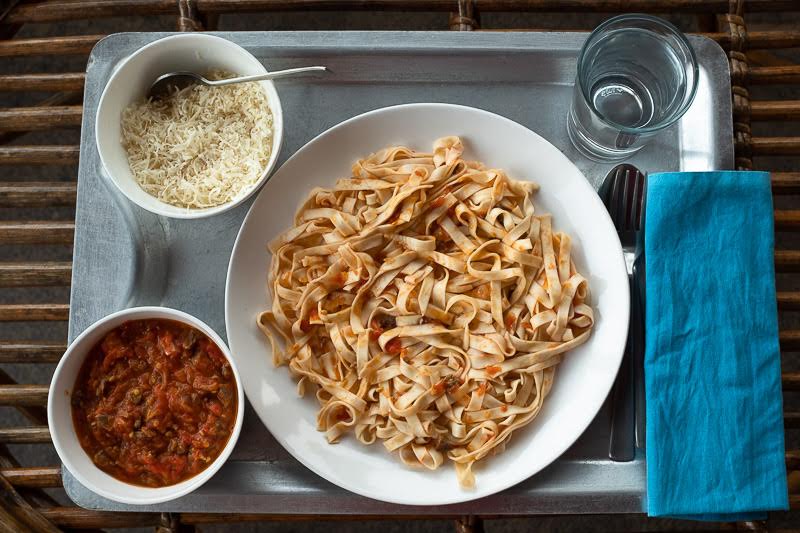 with pasta